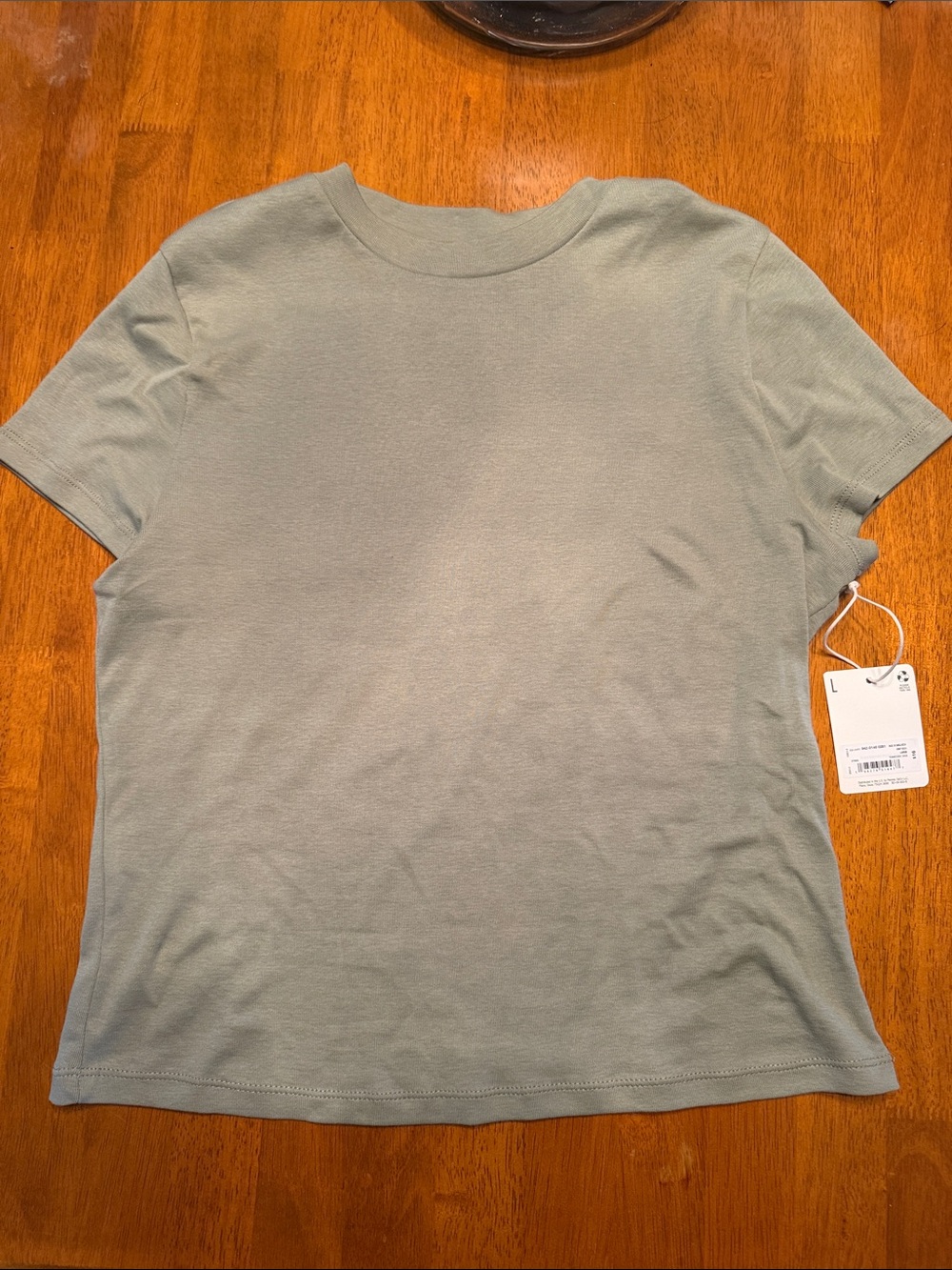 a.n.a Sage Green Crewneck Short Sleeve Tee